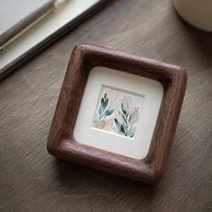 Wooden <b>Square</b> Photo <b>Frame</b>, Tabletop Home Decor for Pictures - Product Image 6