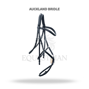 บังเหียนอ็อคแลนด์แบบเต็มขนาดสำหรับขี่ม้าแบบอังกฤษ เพื่อความสบายของม้า - Product Image 2