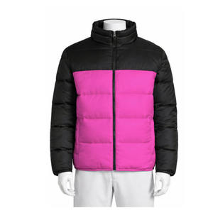 Men puffer <b>jacket</b> breathable fabric long sleeve regular fit design stands collar zipper custom logo printing men puffer <b>jacket</b> - Product Image 2