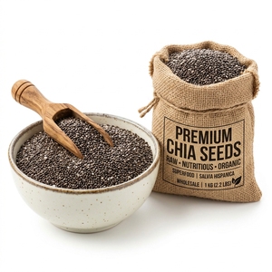Vente en gros en ligne, fourniture directe d'usine, graines de chia biologiques, produits de graines de chia fabriqués en Chine - Product Image 1