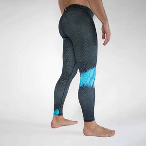 กางเกงเลกกิ้งรัดรูปสำหรับผู้ชาย ผ้าฝ้ายใยไผ่ ยืดหยุ่นได้ทั้งตัว เอวยางยืด เหมาะสำหรับการฝึกซ้อม ฟิตเนส และเล่นกีฬา แบบพิมพ์ลาย - Product Image 3