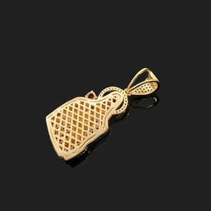 Oferta Especial: Joyería Religiosa de Moissanita con Jesús, Colgante de Oro de 14K Chapado en Oro, Estilo Hip Hop Iced, Joyería Fina - Product Image 2