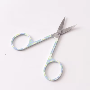 Tijeras para cutículas con mango de cerámica, hoja curva de acero inoxidable, cuidado seguro para manicura y belleza, ANAAIF - Product Image 3