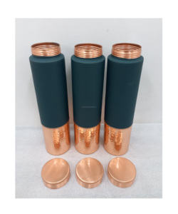 Stylish Luxury Elegant Copper Water <b>Bottle</b> for Seamless Design Antioxidant Properties Eco-Friendly Boiling Applicable - Product Image 2