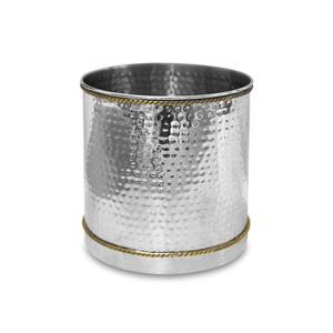 Contenedor de basura metálico negro con revestimiento, el más vendido, personalizado con revestimientos y colores para adaptarse a la marca o decoración. - Product Image 2