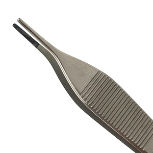 Pinzas Quirúrgicas Micro Adson de 12cm y 15cm, 1x2 Dientes, Acero Inoxidable de Alta Calidad, Instrumentos Quirúrgicos, Pinzas de Disección - Product Image 3