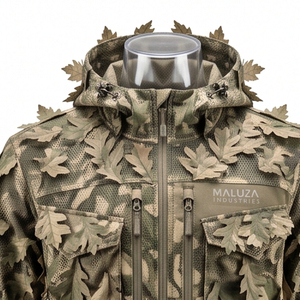 Wholesale Custom Front <b>Waterproof</b> Summer Hunting <b>Jacket</b> Insulated <b>Camo</b> Tactical Coat Heavy Duty Nylon Outdoor Sports Apparel - Product Image 1