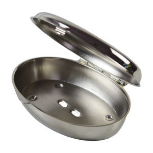 ที่วางสบู่โลหะสีเงินคุณภาพระดับอุตสาหกรรม ดีไซน์หรูหรา สำหรับจัดเก็บในห้องน้ำ อุปกรณ์ห้องน้ำ ที่วางสบู่แบบอินเดีย - Product Image 4