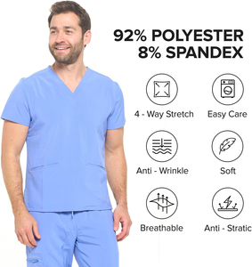 Unisex Satin Surgical <b>Nursing</b> <b>Scrub</b> Sets Hospital Uniform Medical Factory Wholesale Custom <b>Scrubs</b> - Product Image 4