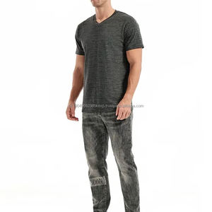 Good Quality Summer <b>Men's</b> <b>T</b>-<b>shirts</b> anti-shrink slim fit Short Sleeve Cheapest price <b>V</b>-<b>Neck</b> <b>Men's</b> <b>t</b> <b>Shirts</b> for Casual Wear - Product Image 6