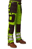 Pantalon de travail utilitaire TRIBON SPORTS pour homme, réfléchissant, certifié CE, robuste, multipoches, détecteur d'aiguilles