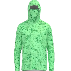 Chemises de pêche en polyester de haute qualité UPF50+, séchage rapide, à capuche, respirantes, protection solaire, 100% polyester - Product Image 1