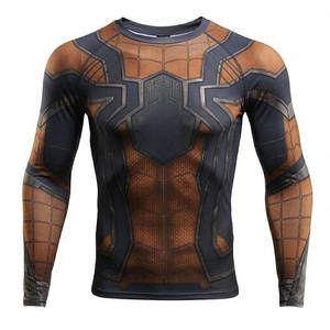 เสื้อรัดกล้ามเนื้อแขนยาวพิมพ์ลายซามูไร OEM สำหรับฝึกซ้อมกราปลิง - Product Image 3