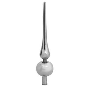 Juego de bolas navideñas de 61 piezas con 150 LED blanco y gris que incluye pico para decoraciones elegantes - Product Image 5