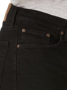 Pantalones Cortos de Mezclilla Negros para Hombre, Cintura Alta, Pierna Recta, Casuales, para Verano, Transpirables, con Bolsillos, 100% Algodón Tejido, Estilo Urbano, Ligeros - Product Image 5