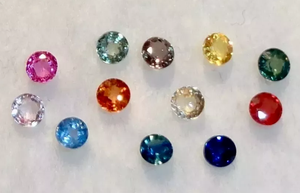 Saphir naturel multicolore 4 mm rond facetté, lot de pierres précieuses en vrac, prix de gros pour la fabrication de bijoux - Product Image 4