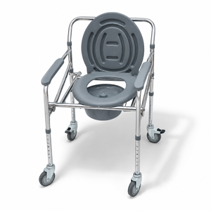 <b>Commode</b> <b>Chair</b> Foldable & Adjustable without wheel Export quality (SAGAR) - Product Image 1