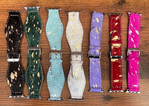 Correa de reloj de piel de vaca personalizada, correas de reloj metálicas de cuero genuino, accesorios de reloj occidentales de alta calidad para mujer - Product Image 6