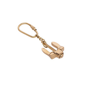 Llavero Náutico de Latón Hecho a Mano Shubham, Anillo de Llaves Náutico Coleccionable, Llavero con Ancla, Llavero Pequeño Vintage para Regalo - Product Image 2