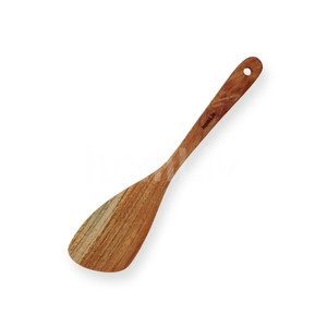 OEM Natural Eco Friendly Kaira Teak Wood Spatula Sustainable Food Safe No <b>Paint</b> and Varnish Halal Customized Wood Turner Spoon - Product Image 1
