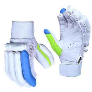 Gants de frappe de cricket professionnels sur mesure, antidérapants, respirants, confortables, style sportif, rembourrage en plumes, cuir - Product Image 1