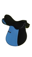 BLUHORSE BH-852 Selle d'endurance synthétique pour cheval, durable et confortable, avec arbre en plastique incassable et quincaillerie nickelée