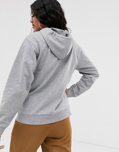Sweat-shirt à capuche gris oversize coupe classique pour femme, en molleton de coton décontracté, unisexe, vente en gros de sweats à capuche pour femme - Product Image 2