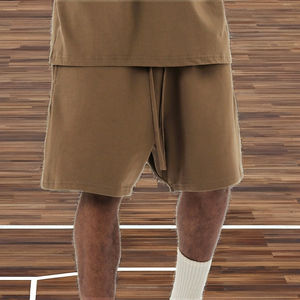 กางเกงขาสั้นออกกำลังกายบาสเก็ตบอลแบบกำหนดเองสำหรับผู้ชาย ความยาว 5 นิ้ว ระบายอากาศได้ดี แห้งเร็ว มีเชือกผูก - Product Image 3