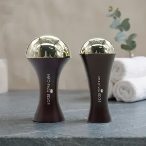 Medieval Edge Premium Kansa Wand Palm Grip Combo Grandes et moyennes tailles, fabriqué en Inde, original, pour soulagement des douleurs musculaires et éclat de la peau - Product Image 3