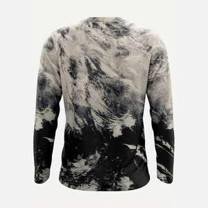Chemise de pêche sublimée à manches longues pour homme, col rond, anti-humidité, ajustée, en polyester, pour toutes les saisons, vêtements d'extérieur - Product Image 6
