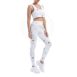 Soutien-gorge de sport et leggings confortables fabriqués en usine, légers et à prix abordable - Product Image 4