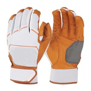 Gants de frappe de baseball/softball professionnels à manchette longue en Spandex/Nylon, respirants et durables, avec fermeture auto-agrippante pour l'entraînement - Product Image 6