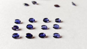 Piedras Ovaladas Facetadas de Iolita Azul Natural AAA de 6x8 mm, Piedras Preciosas Sueltas Calibradas, Lote al por Mayor para la Fabricación de Joyas - Product Image 5