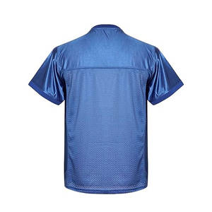 Jersey de Fútbol Americano Personalizado OEM, Unisex, Manga Corta, Ropa Deportiva de Verano, Logotipo Personalizado, Último Modelo, Tallas Grandes, Poliéster, para Equipo - Product Image 3