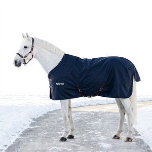 Manta de Lujo para Caballos de Algodón, Ligera, Impermeable, Transpirable, para Exteriores, Establos y Lluvia - Product Image 1