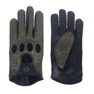 Gants de conduite en cuir unisexes de qualité supérieure, confortables, personnalisables en couleur, logo, taille et design, gants de conduite en cuir classiques - Product Image 4