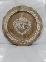 Plateaux en bois, plateaux en résine, plateaux autocollants, assiettes en bois, assiettes de service alimentaire