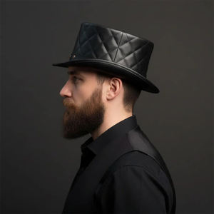 Custom Leather <b>top</b> <b>Hat</b> stylish Durable Handcrafted Classic Western Cowboy <b>Hat</b> for Men <b>Women</b> Perfect for All Season - Product Image 4