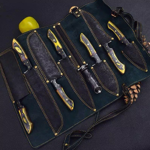 Couteau de cuisine artisanal en acier Damas, ensemble de couteaux de chef pour la découpe de viande et de légumes, couteaux utilitaires, vente en gros, USA, UE - Product Image 2