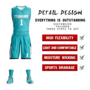 Uniforme de Baloncesto con Costuras Resistentes y Diseño Atlético, Conjunto de Uniforme de Baloncesto Personalizado para Equipos - Product Image 4