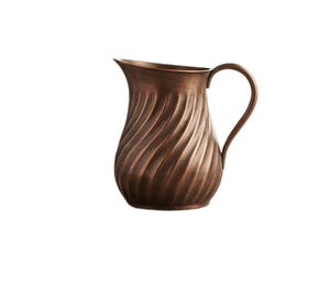 Large Selling Copper Polished Water <b>Jug</b> for Home Tabletop Water <b>Jug</b> Shiny Surface Copper Pitcher With Handle - Product Image 1