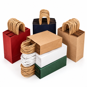 Bolsas de Papel Kraft Personalizadas al por Mayor para Regalos, Alimentos para Llevar, Empaquetado con Logotipo OEM ODM - Product Image 4