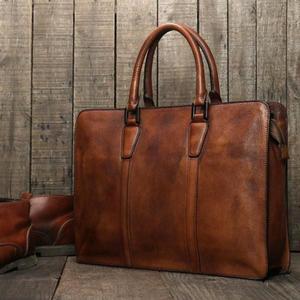 Classic <b>Leather</b> Laptop Messenger Bag Shoulder Strap Durable Design for Laptops Customizable <b>Leather</b> Laptop Bags & Case For Sale - Product Image 6