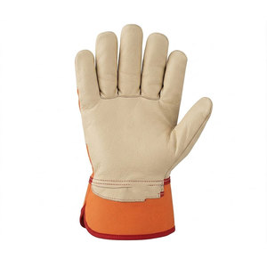 Gants de sécurité de haute qualité, certifiés CE, en cuir de buffle, 11 oz, résistants à la chaleur, antidérapants, antistatiques, réfléchissants, pour les travaux de construction en Floride. - Product Image 2