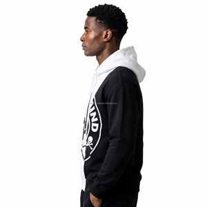 KFH20 Sudaderas de Forro Polar Ecológicas y Resistentes al Viento para Hombre, Tallas Grandes, Sudaderas con Capucha con Estampado 3D de Calaveras, Venta al Por Mayor - Product Image 3