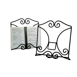 Support de Livres en Métal Noir pour Cuisine et Bureau – Étagère de Rangement Organisatrice – Décoration Maison & Bureau – Offre Spéciale - Product Image 6