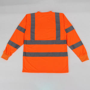 HAMID HAROON PRO WEAR Gilet de sécurité haute visibilité réfléchissant en maille fluorescente polyester unisexe imprimé par sublimation pour le travail - Product Image 3