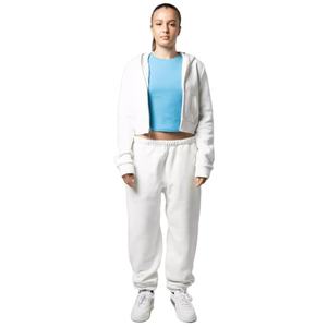 <b>Women's</b> Long Sleeves <b>Soft</b> Fleece Cropped Hoodie B2B Apparel Manufacturer Zipper Sweatshirts with Front Logo Crop top <b>Hoodies</b> - Product Image 4