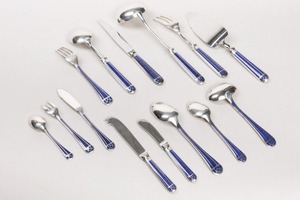304 Stainless Steel Forged Hammered Steak <b>Knife</b> <b>Fork</b> Spoon Cutlery Set High-End Elegant Mirror Polish Hotel Restaurant Flatware - Product Image 3