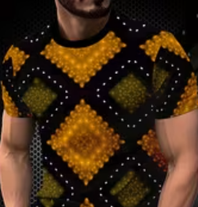 Chemise décontractée imprimée élégante pour hommes, chemise à manches courtes avec boutons sur le devant, tissu doux et confortable, pour affaires, décontracté et au quotidien - Product Image 1